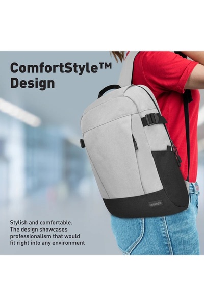 Promate 15.6" ComfortStyle™ Laptop Backpack with Large Compartments