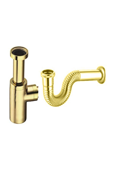 Saudi Ceramic مصيدة زجاجات ١ ١/٤ بوصة (دائرية) ذهبية - الخزف السعودي