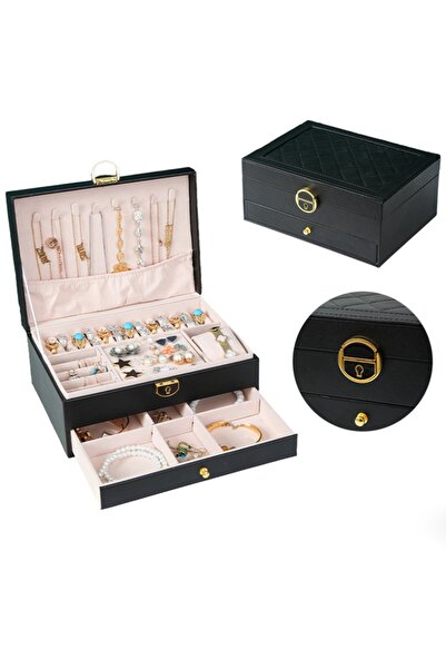 gaman Mk-23 Premium Series Jewellery Jewelry Box - Bracelet Ring Jewelry Gold Box - Jewelry Jewellery Organizer