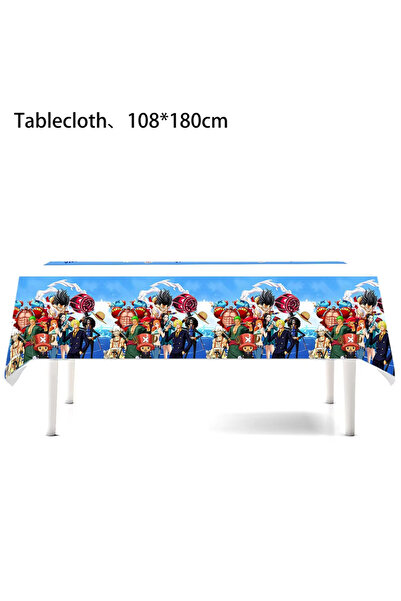 choice2 مفرش مفرش طاولة من بانداي، قطعة واحدة، مفرش طاولة لحفلات أعياد الميلا...