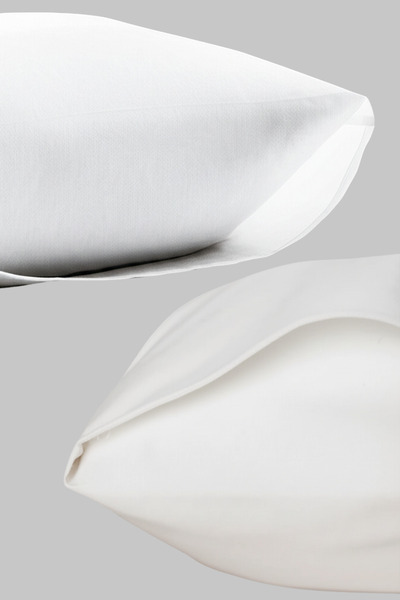 HRN Textile 4-Piece Micro Classic Covered Pillow Protector Mattress - Liquid Proof & Silent (50X70 cm)
