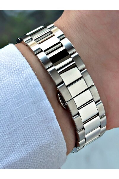 Slazenger 10 Atm Waterproofness Steel Cord Steel Case Men Wrist Watch with Calendar 2508.01Mr