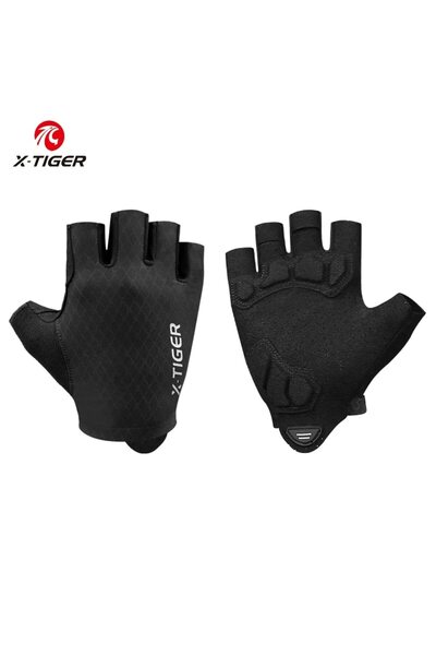 Choice قفازات ركوب الدراجات L 00301 X-TIGER نصف الأصابع مقاومة للصدمات ومقاوم...