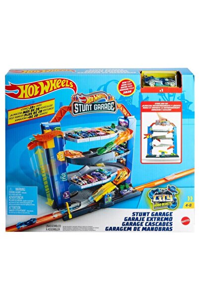 mattel Hot Wheels Garajul cu Cascadorii