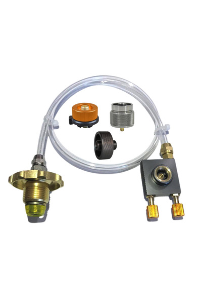 Choice AS CX MAPP G BA Asia Camping Gas Stove Refill Adapter Butane tank changer fill and drain valve with