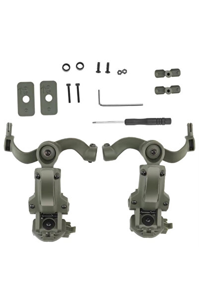 Choice حامل سماعة رأس تكتيكي أخضر ARC محول سماعة رأس خوذة متعدد الزوايا محول ...