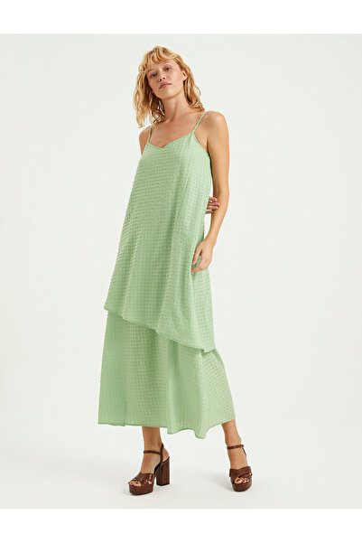 BGN workshop Katmanli Buzgulu Uzun Elbise