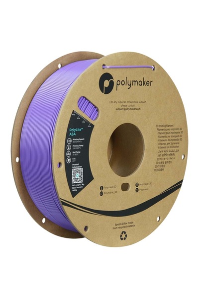 PolyLite ASA Filament Mor – UV Dayanımlı 3D Baskı