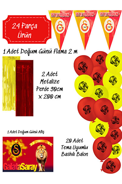 snowparty GaLaTasaraY Doğum Günü Parti Malzemeleri Süsleri Seti