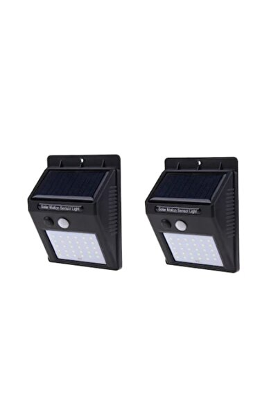 FOXMAG24 Set de 2 lămpi solare, FOXMAG24, 30 LED-uri, senzor de mișcare, 0,55W