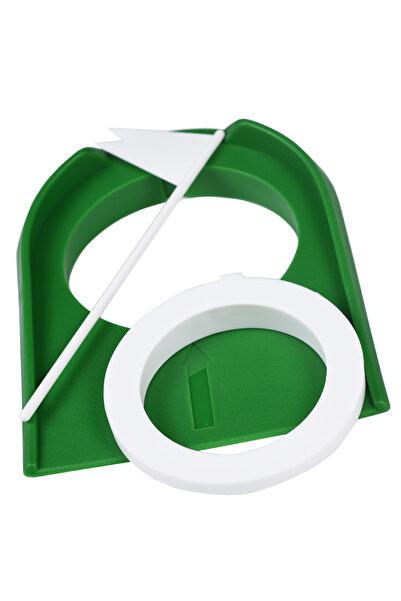 Choice حصيرة جولف داخلية خضراء لمضارب الجولف مع كأس لمضارب الجولف مع علم الحف...