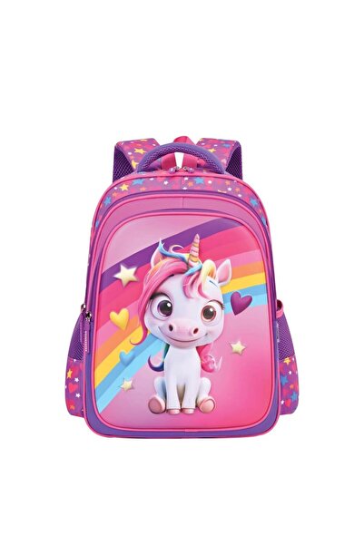 S COOL Ghiozdan școlar 3D Unicorn
