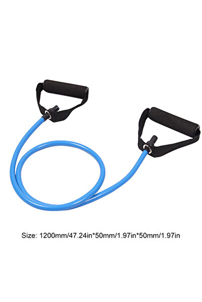 Choice Blue 25LB Resistance Bands with Handles Pull Rope for Home Workouts St...