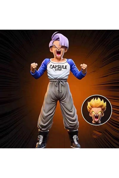 BANDAI No Box New Dragon Ball Z Figures NEC Trunks Action Figure GK Super Saiyan Collection Anime Future To