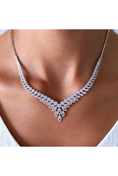 Cherry by Özkonak Damla Taşlı Yaprak Set