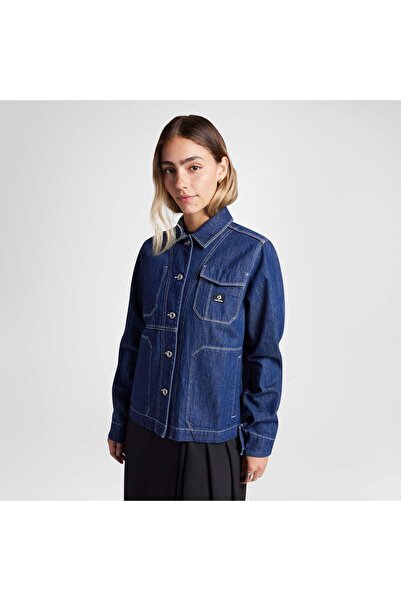 Converse Work Kadın Lacivert Jean Ceket (10027976.426)