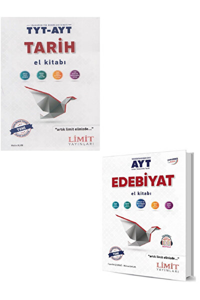 Evrensel İletişim Yayınları Limit TYT AYT Tarih El Kitabı + Limit AYT Edebiya...