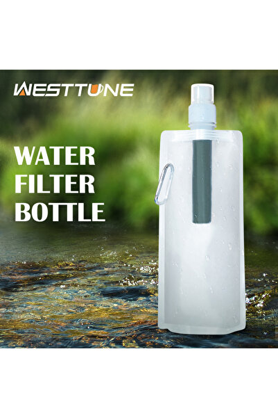 Choice Outdoor Water Filter Straw Bottle for Survival or Emergency Supplies C...