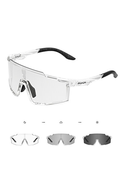 Choice Photochromic-08 SCVCN Photochromic Hiking Eyewear Cycling Sunglasses S...