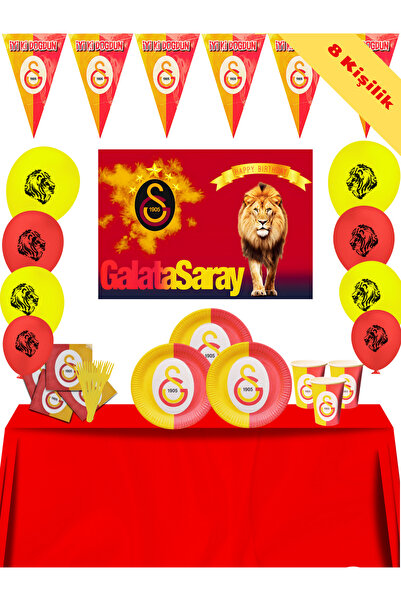 snowparty GaLaTasaraY Afişli Doğum Günü Parti Seti