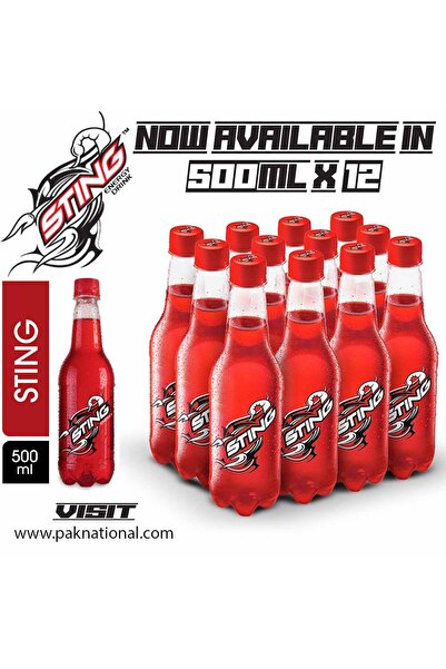 Sting Red Bottle 500ml x 12