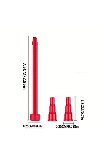 Choice مجموعة من 3 قطع باللون الأحمر - محول خزان البوتان - محول إعادة تعبئة ا...