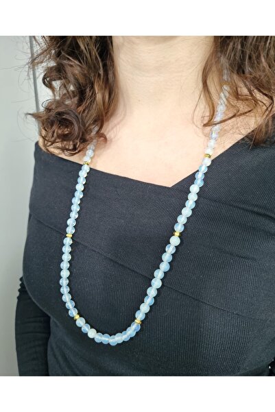 NEMOR STUDIO قلادة من حجر الأوبال والهيماتيت |   حديث وأنيق