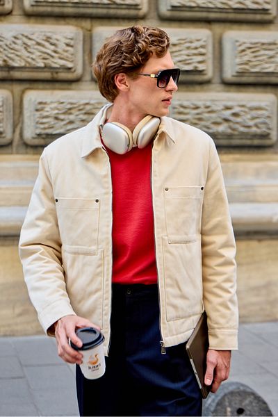 Danger Men's Pocket Detail Jacket Coat
