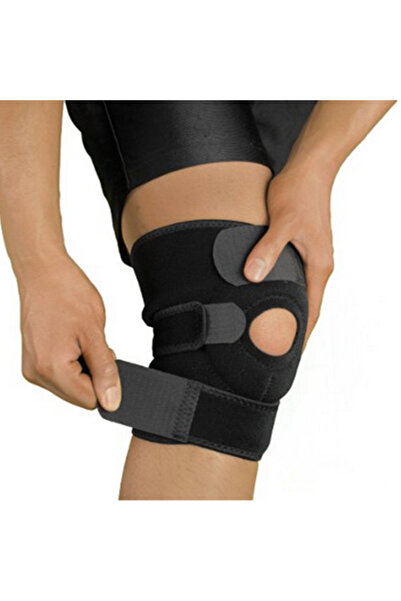 Choice قطعة واحدة سوداء قابلة للتعديل لضغط الركبة ووسادة الرضفة ودعم وتر الرك...