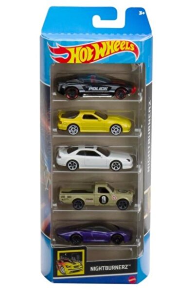 mattel Set 5 Masini Hot Wheels Nightburnerz