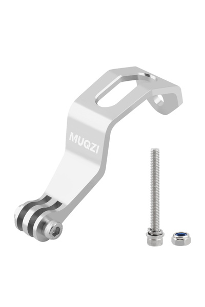 Choice حامل مصباح أمامي فضي اللون من MUQZI، حامل تثبيت شوكة الدراجة، حامل فتحة المصباح الأمامي لدراجة Brompton القابلة للطي