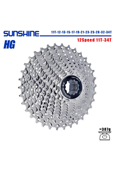 Choice كاسيت دراجة طريق SUNSHINE 12 سرعة 11T-34T عجلة حرة للدراجات 8/9/10/11/...
