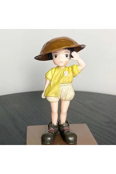 BANDAI 12cm Hayao Miyazaki's anime character Setsuko of the Grave of the Fireflies figure model cute doll s