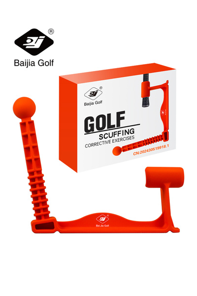 Choice أداة تدريب تأرجح الجولف البرتقالية BAIJIA 144 - مدرب مفصل المعصم للجول...