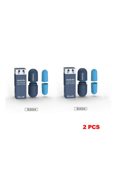 Choice سدادات أذن زرقاء عازلة للصوت، قطعتان، سدادات أذن للنوم الصامت، ناعمة و...