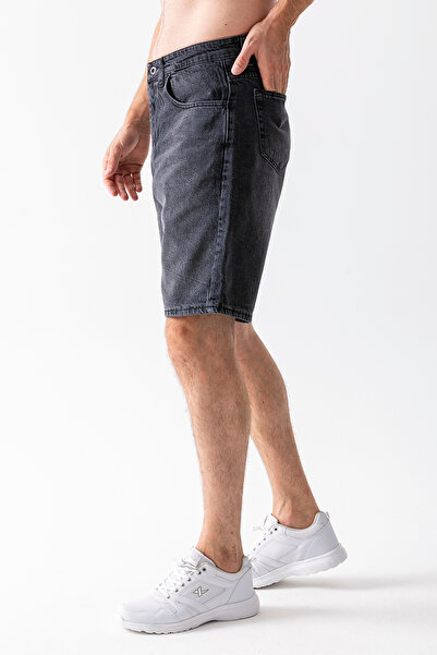 JB John Borners Men's Relaxed Fit 100% Cotton Denim Shorts Smoked - 5328