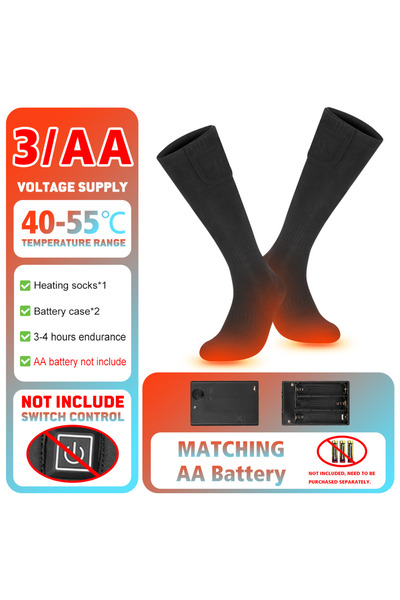 Choice مع جراب BK S2 جوارب تدفئة شتوية دافئة 65 درجة مئوية مع جراب بطارية للدراجة الثلجية الكهربائية