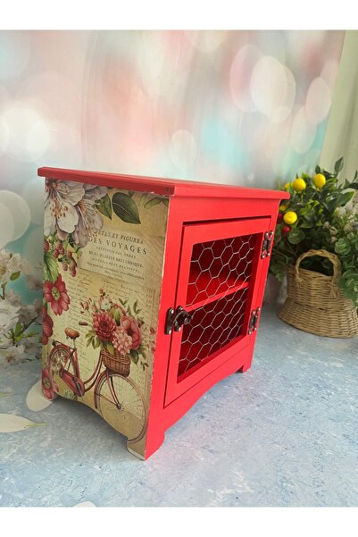 Bypinaryuksel Tek Kapaklı,Tasarım Mini Telli Dolap,Terek