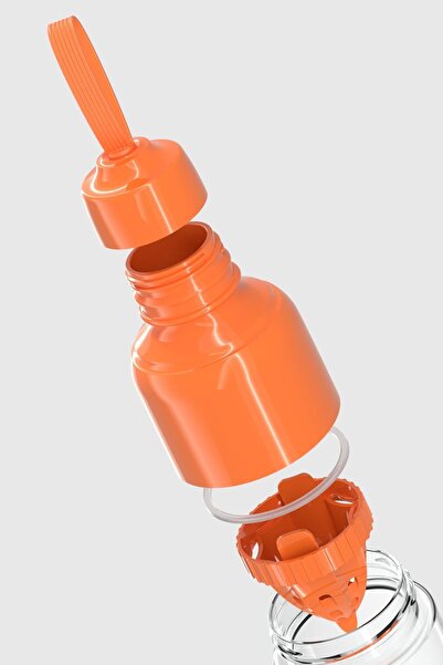 Renga Felix 600 ml Tritan Detox Water Bottle with Juicer 911029 Orange