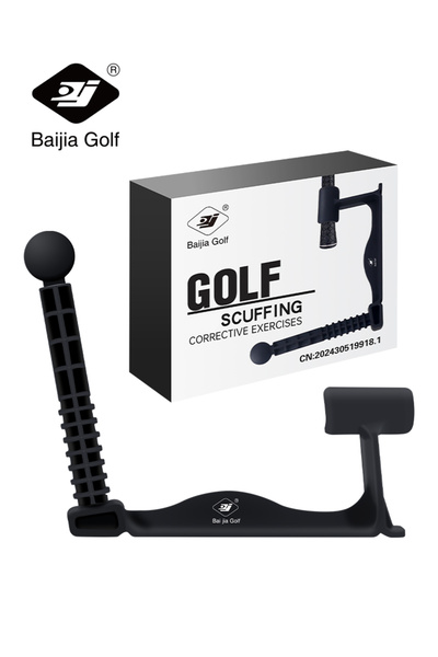 Choice أداة تدريب تأرجح الجولف BAIJIA 144 باللون الأسود - جهاز تدريب مفصل الم...