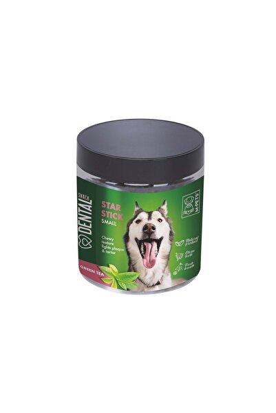 M-PETS DENTAL SNACK GREEN TEA STAR STICK SMALL ÖDÜL 170GR