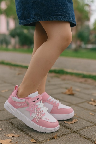 minibonito Pantofi de sport cu detalii stea pentru fete