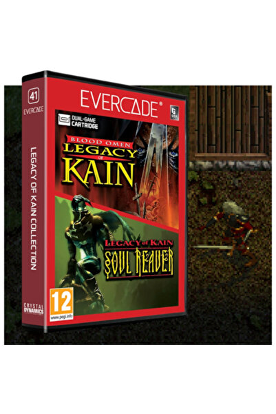 EVERCADE Joc, #41, Blood Omen: Moștenirea lui Kain, 2în1, Retro, Joc multiplayer