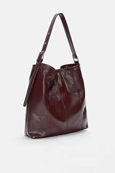 Pull & Bear Çatlak görünümlü tote çanta