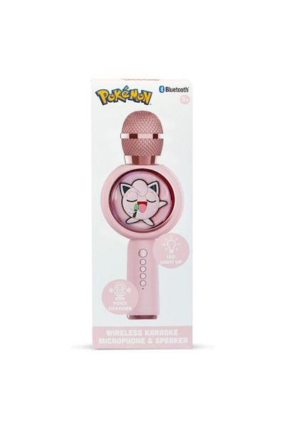 OTL Karaoke Microphone Pokemon Jiggly Puff, pink, bluetooth, 2-in-1, 1200mAh