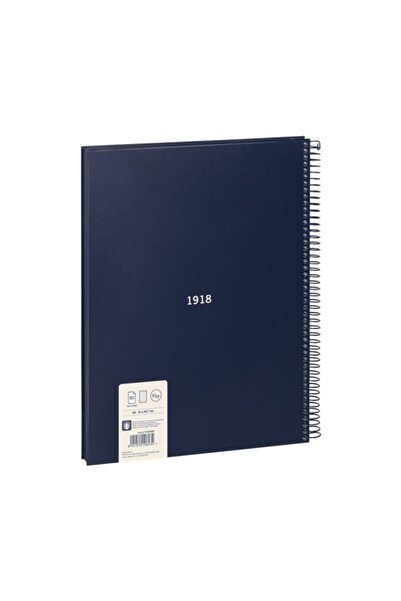 Milan Notebook A4, 80 Sheets, Spiral, Color Blue, Paper Weight 95g/sm, Lined Format