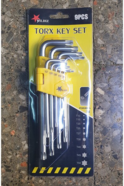 PANYI طقم مفاتيح توركس (ألين) طويل (مع ثقوب)