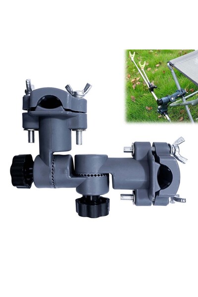 Choice حامل كرسي الصيد العالمي حامل قضيب الصيد قابل للتعديل 360 درجة مناسب لـ