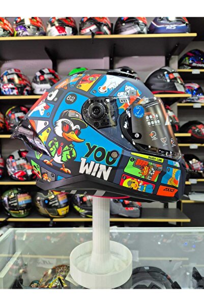 AXXIS PANtHER GOOSE GAME A7 MATT KAPALI KASK
