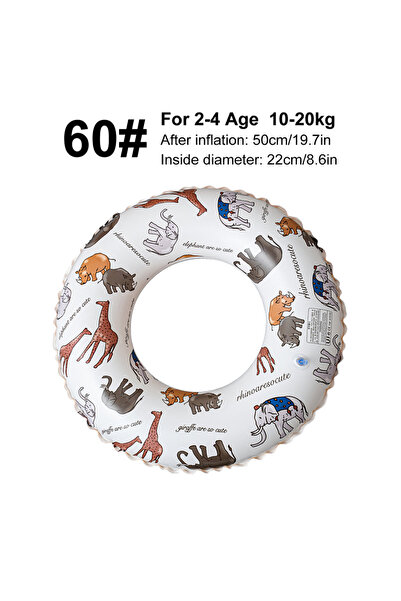 Choice حلقة سباحة قابلة للنفخ للبالغين من Animal World 60، حوض سباحة تحت الإب...